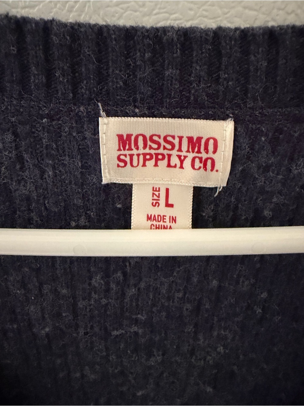 Y2K Mossimo Supply Co. Blue/Purple Cardigan with Purple & White Plaid Panels 🍁🍂 - Picture 3 of 5